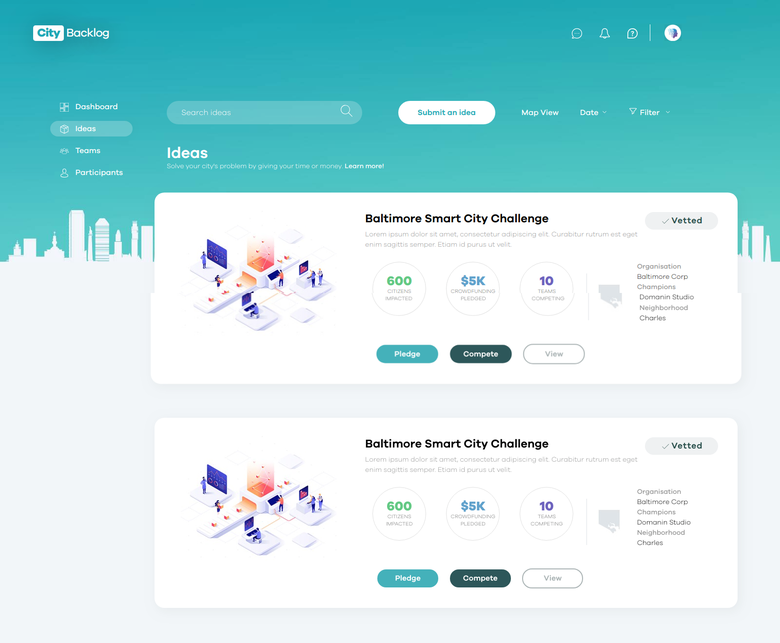 City Backlog - Bootstrap Template