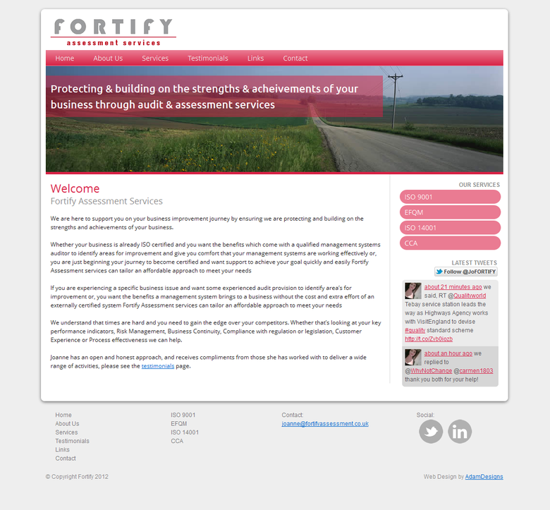 Website Design for Fortify
