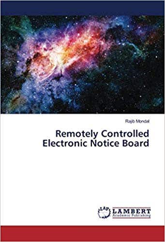 Remotely Controlled Electronic Notice Board