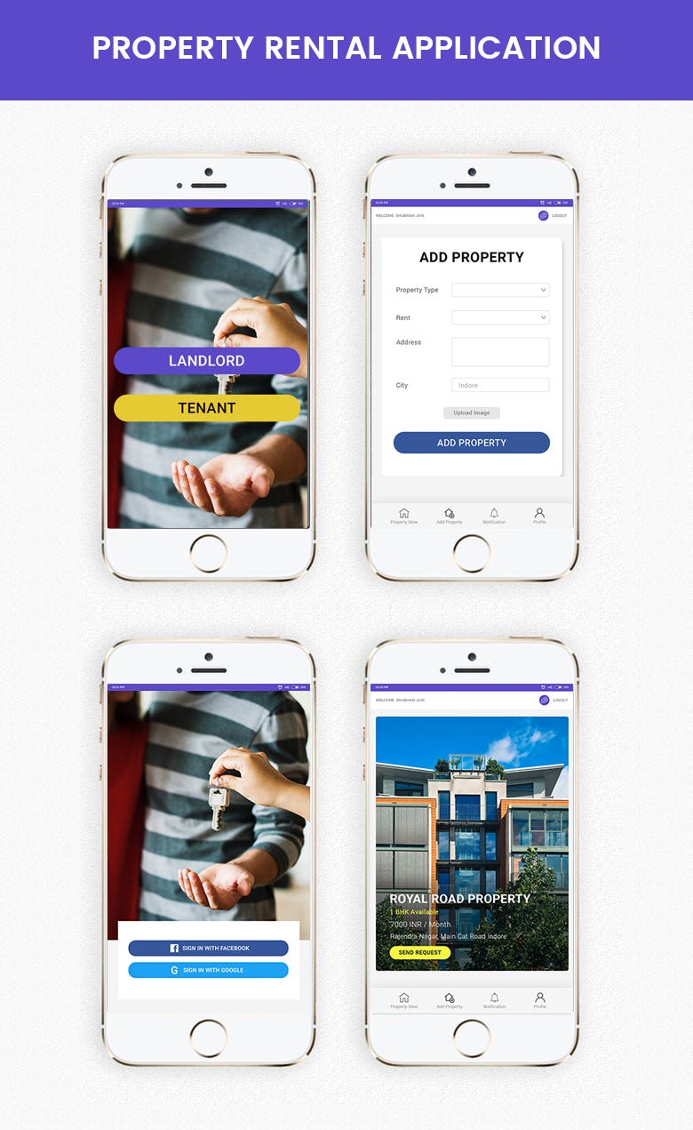 Real Estate Rent Android Mobile App