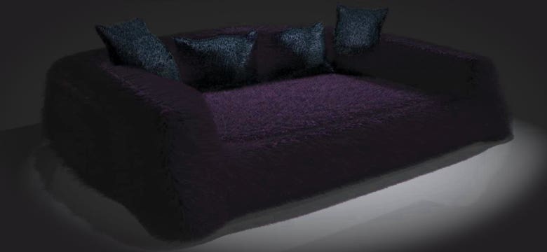 furry couch 3D