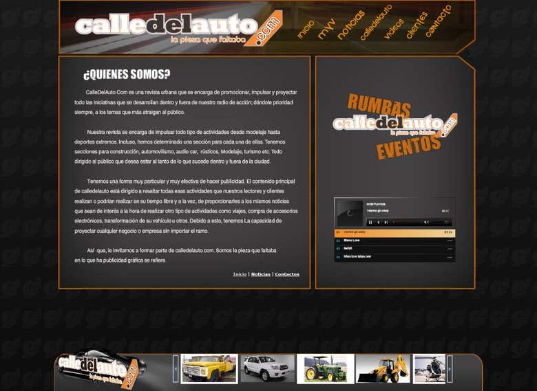 Calle del Auto Web Site