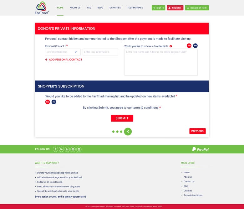 User Experience / User Interface Revamp for a website.