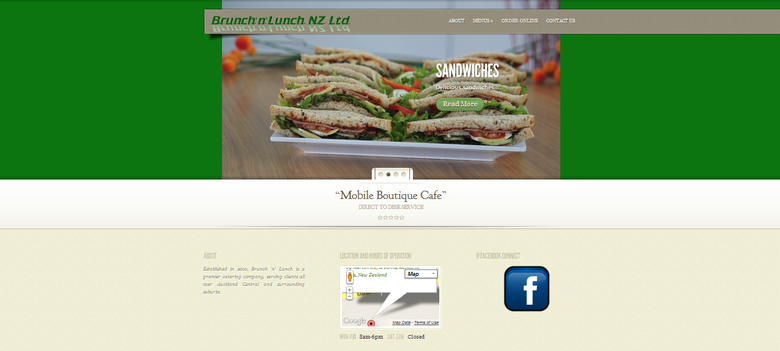 Brunch N Lunch (Online website based on wordpress platform)