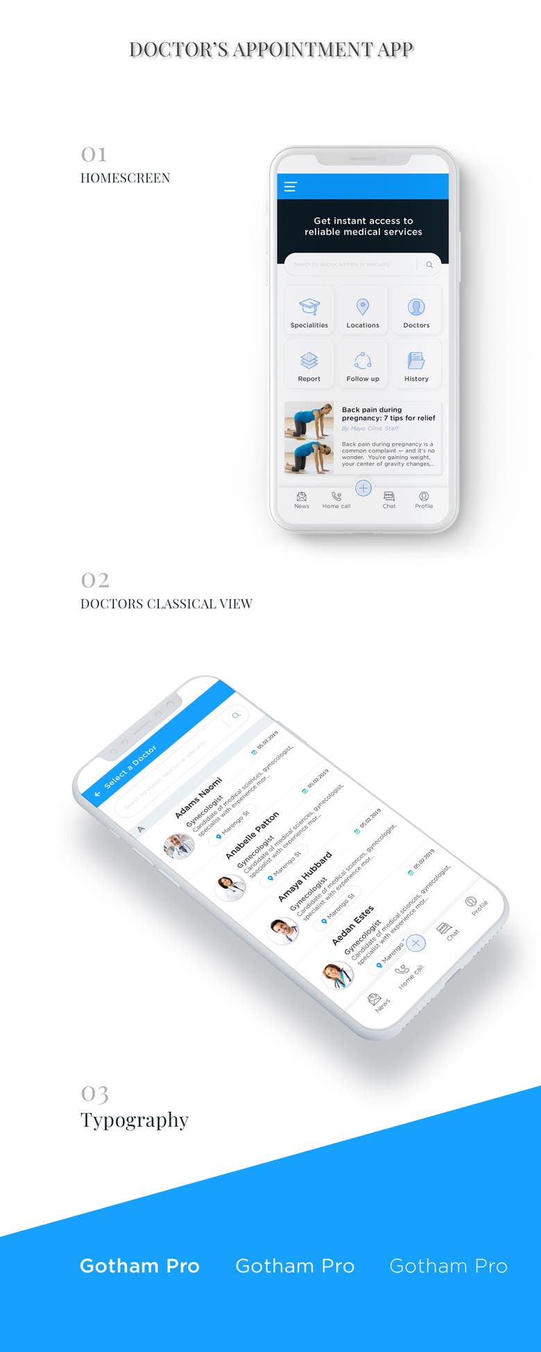 APP UI-BOOK AN APPOINTMENT DESIGN