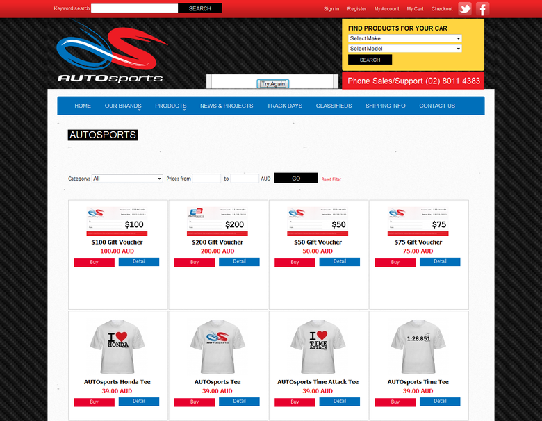 AutoSport Online Shop