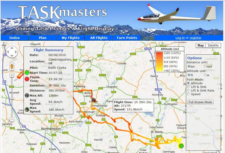 Flight Planner & Analysis WebApp (Google Maps API)