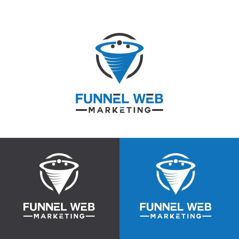 funnel Web Marketing Logo Design !