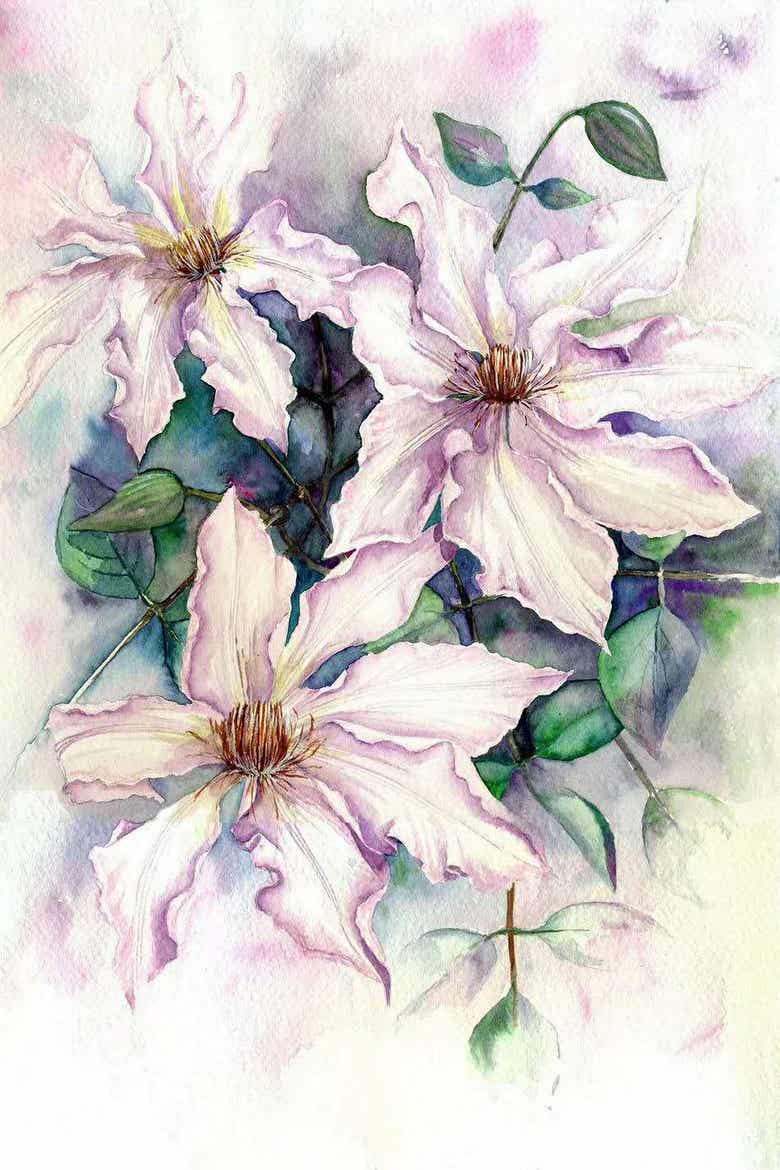 Custom Flower Painting