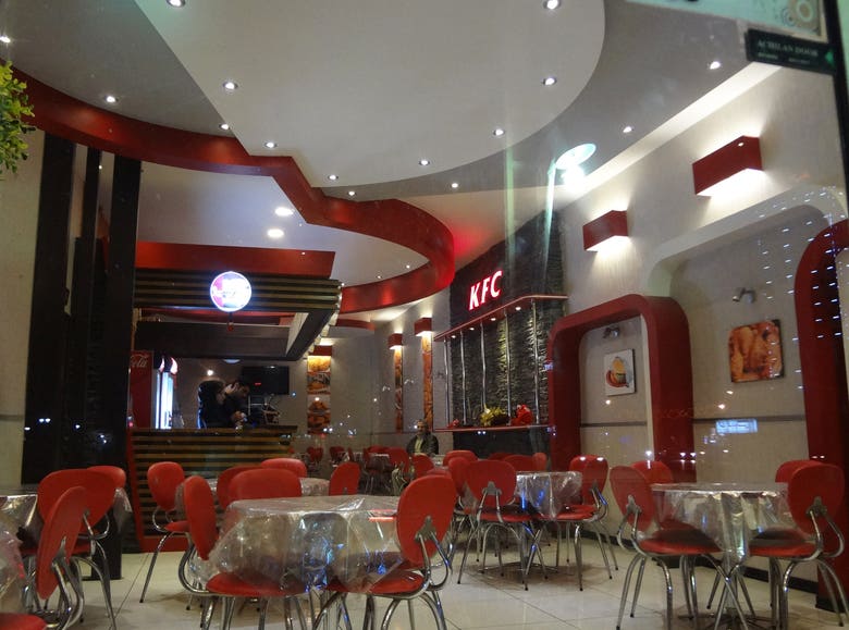 KFC branch Interior Design