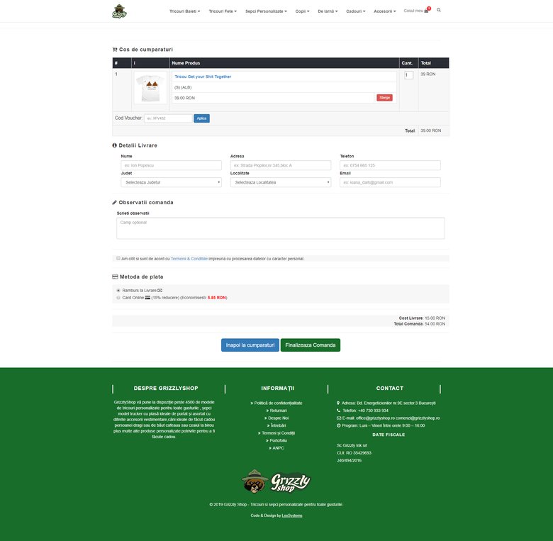 Custom E-Commerce Website - Pure PHP + MySQL+ Bootstrap