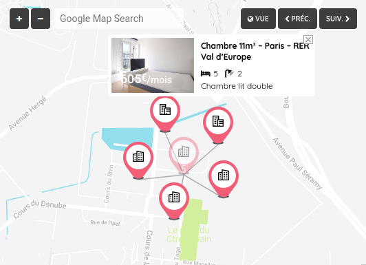 Customised Overlapping Marker Spiderfier for Google Maps v 3