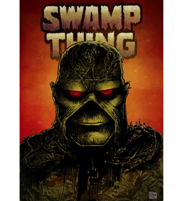 Swamp thing Illustration
