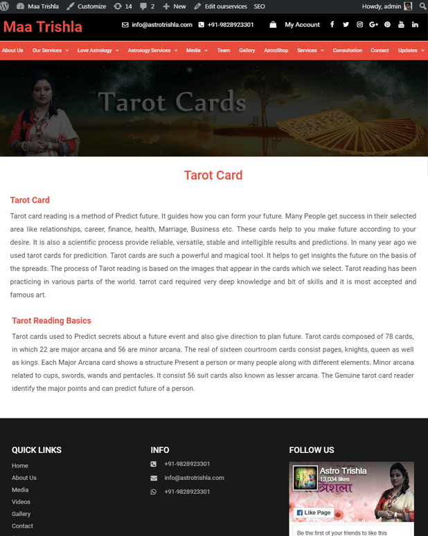 Astrologer Website