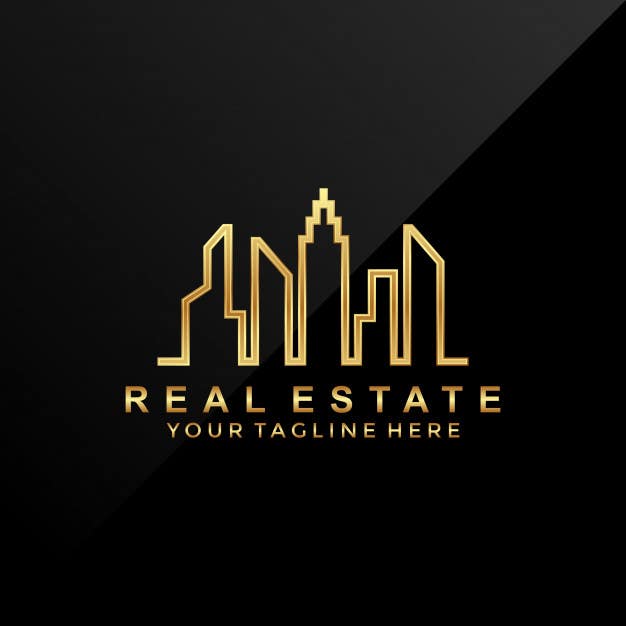 Modern real estate logo