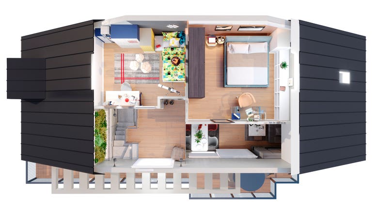 Modern 2-Floor Apartment - 3D Render