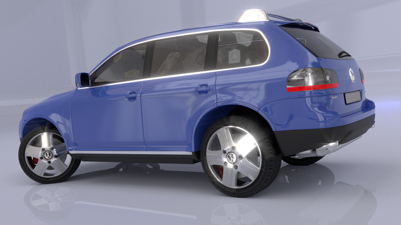 VW Tuareg SUV 3D Model
