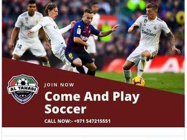 Soccer fied marketing