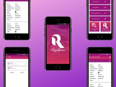 React Native app - Rajdhani Udaipur