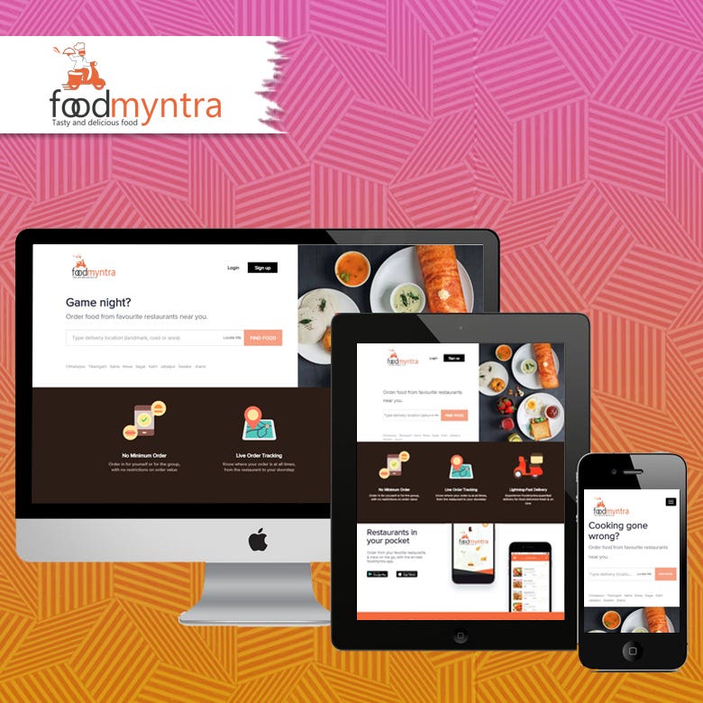 Food myntra - Food delivery application