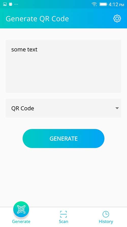 QR/Barcode Generator and Scanner Android App
