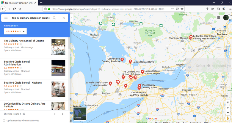Google Map Search and Scrapping data