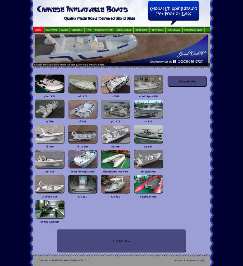 Chinese Inflatable Boats