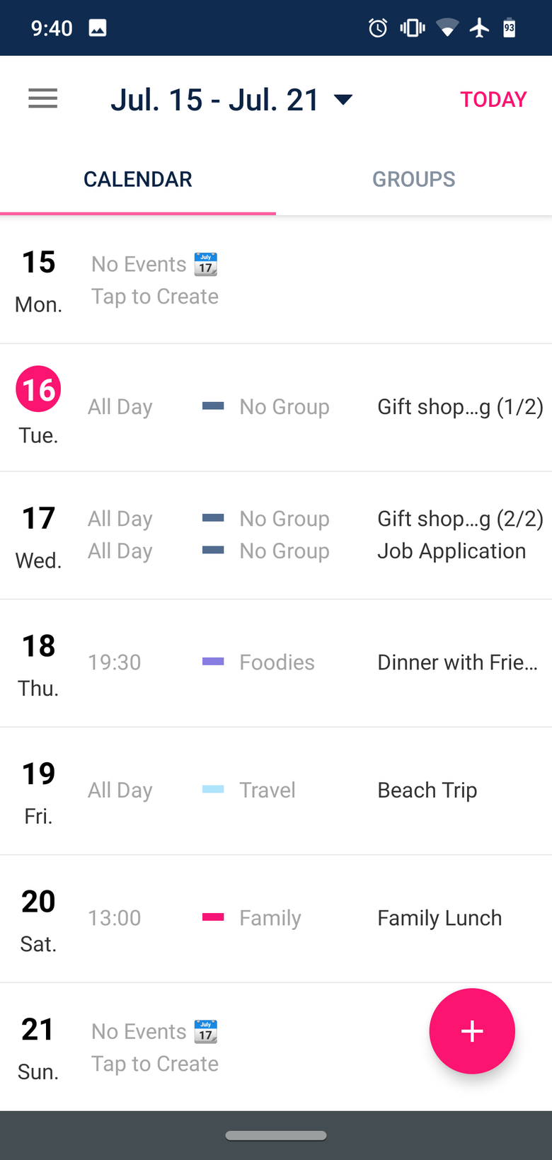 Looping - Group calendar & To-Do list