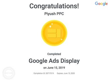 Google Display Certificate