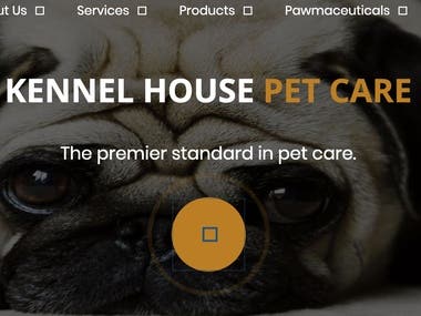 Pet Care website