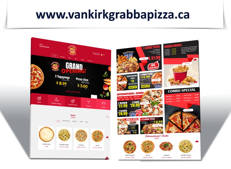 Online Customize Pizza Ordering Website.