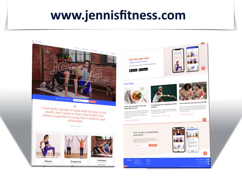 Fitness, Training and Motivational Website