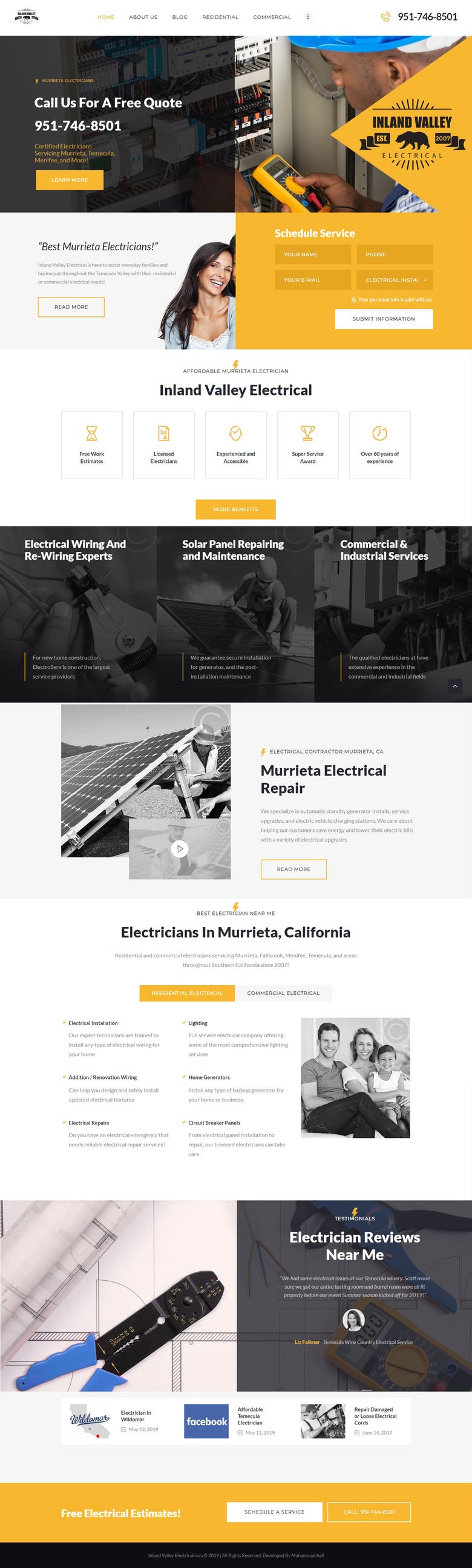 Solar services website