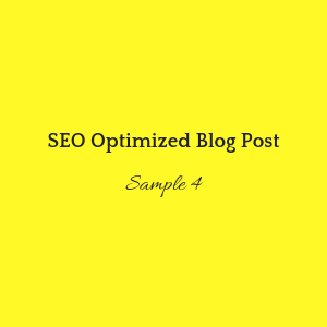 SEO Optimized Blog Post for B2B Company - Pricing - USD 145
