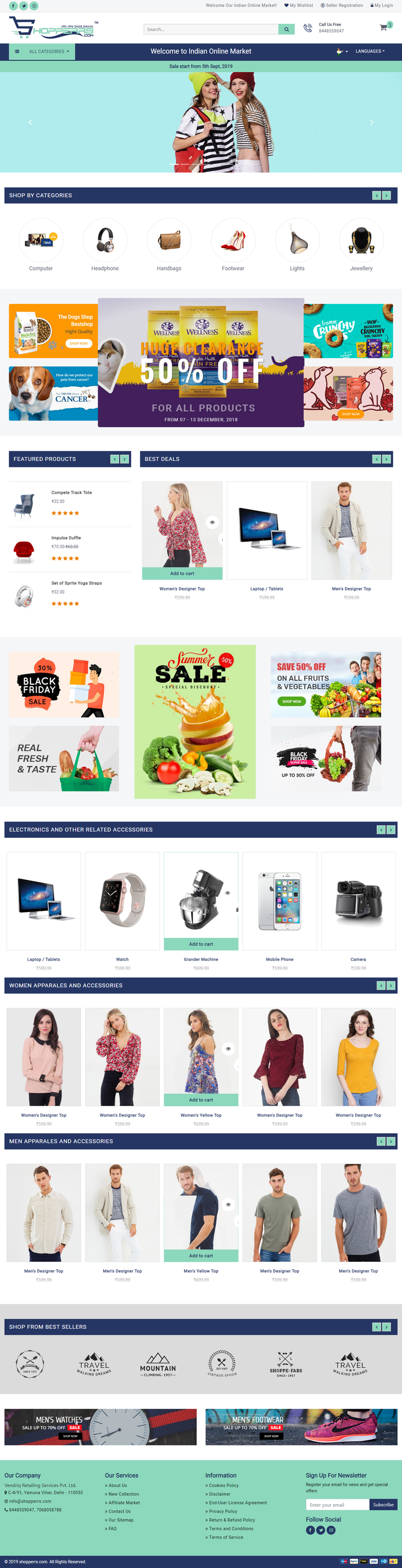 Shopperrs laravel website