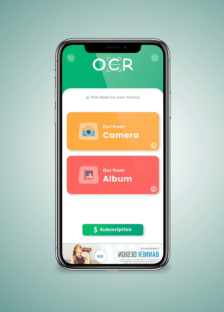 OCR Reading iOS App (Arabic)
