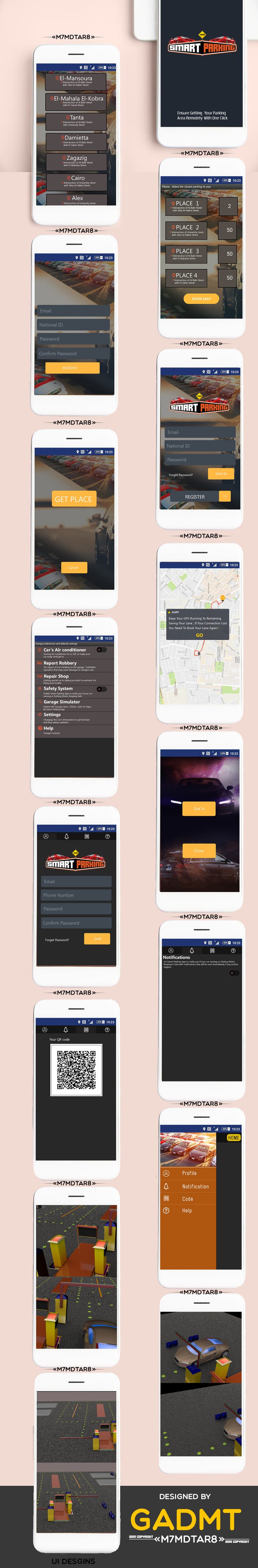 simple UI mobile application designs