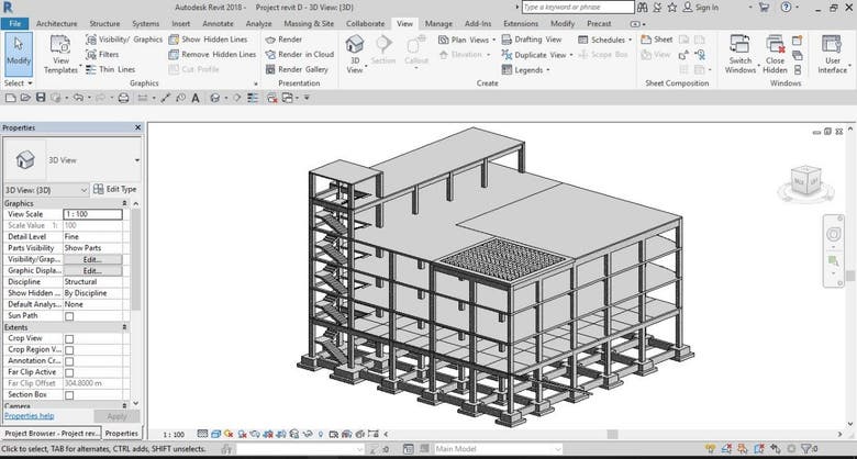Structural 3D Modeling (Revit)