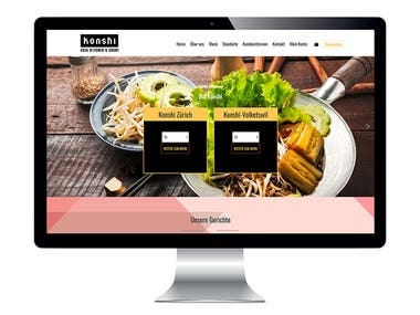 Online food ordering website