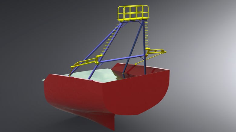 Mast for Trawler (fishing boat)