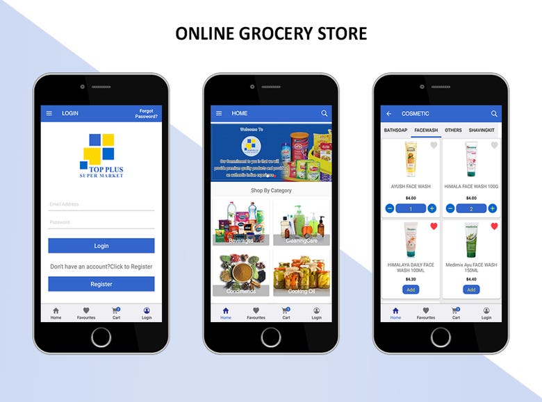 Online grocery store