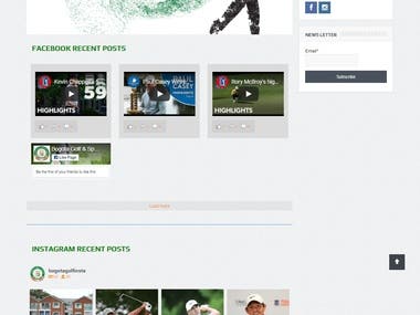 Classic Golf Website