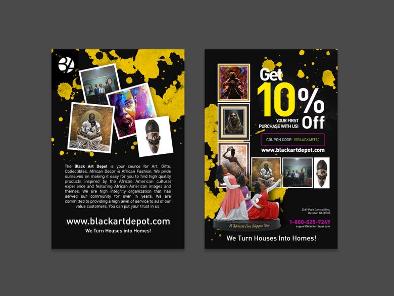Flyer Design | The Black Art Depot