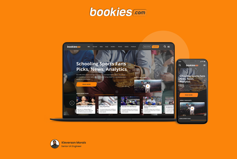 Bookies - Landing Page Redesign - Sports Betting