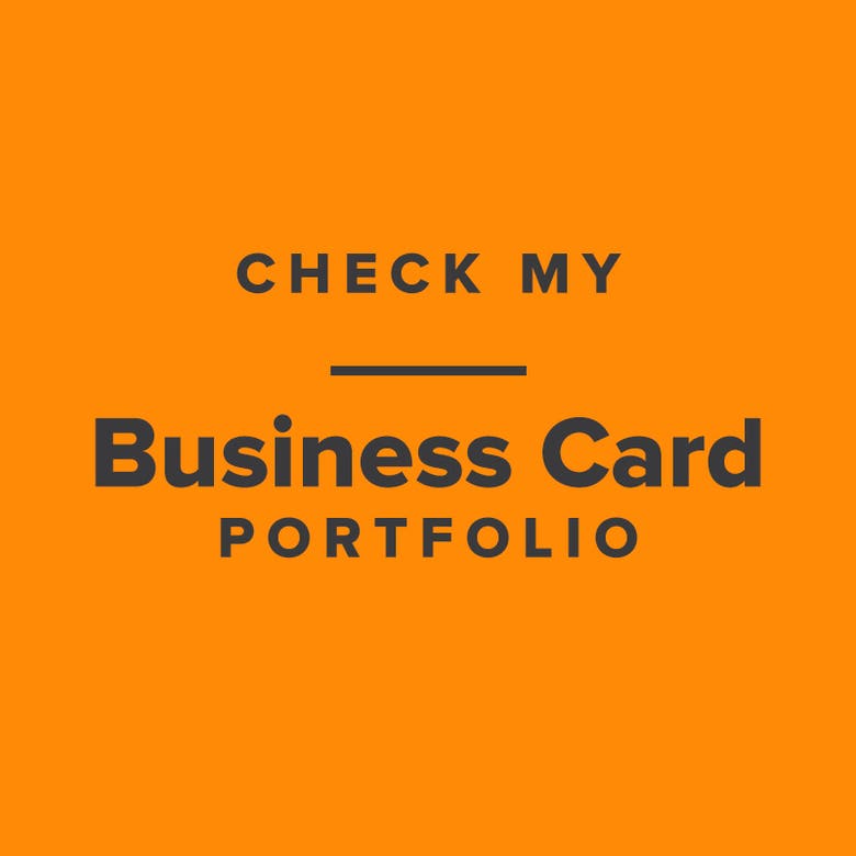 Business Card Portfolio