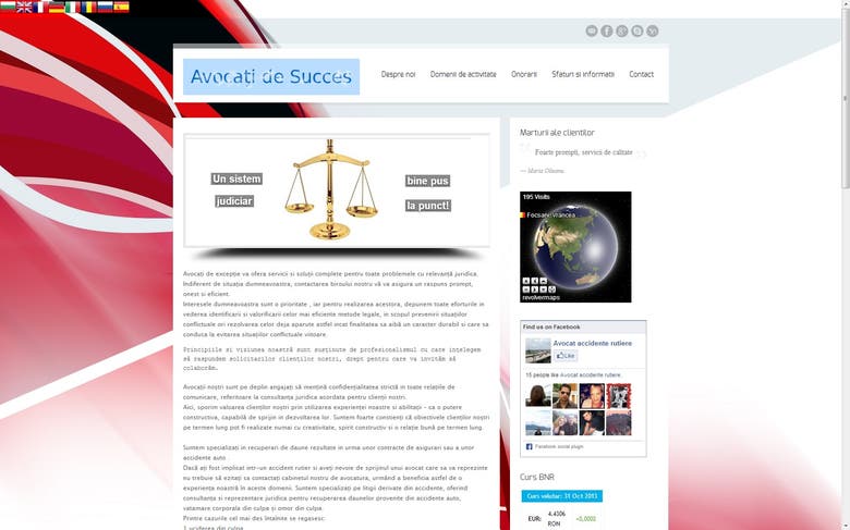 Lawyer Website, translations