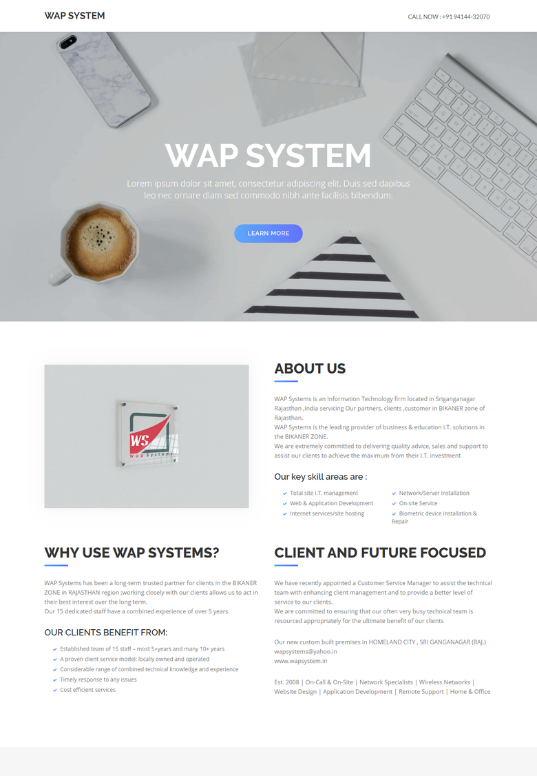 WAP system