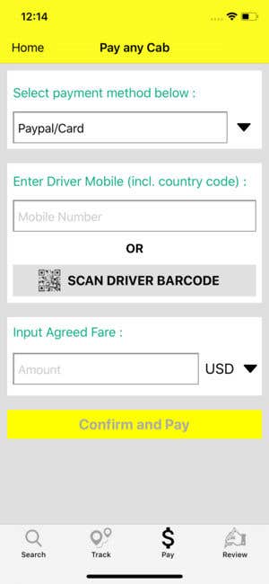 iOS APP - CabNet Taxi Network