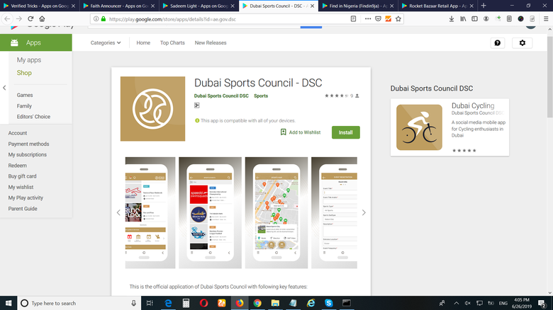 Android - Dubai Sports Council - DSC
