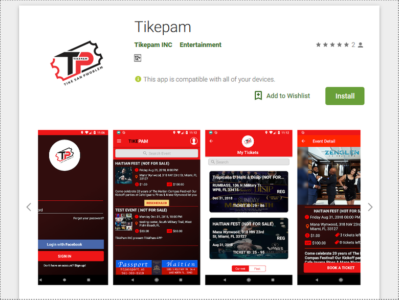 Android - Tikepam